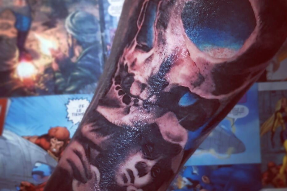 InkTrowertyk- tatuaż Garwolin, przedramię. Kolory, to jest to!!! Chce ktoś czaszkę?