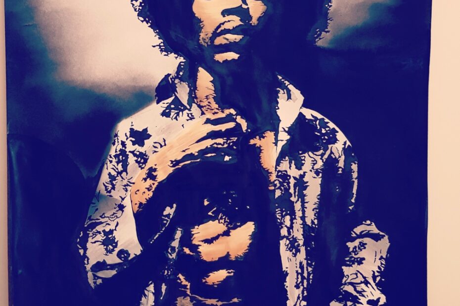 InkTrowertyk- tatuaż Garwolin - Tusz + czarna farba w sprayu + kawa = Jimmi Hendrix